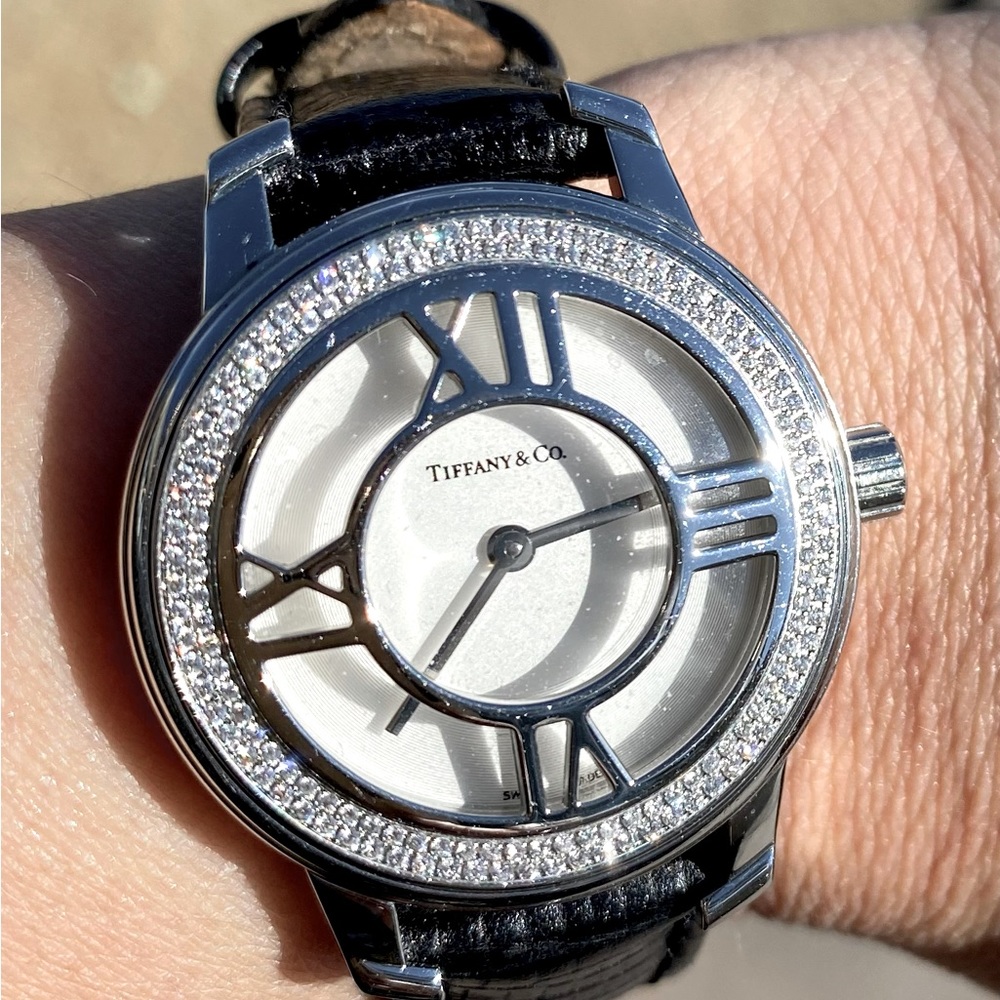 SOLD Tiffany & Co. Atlas Diamond Cocktail Watch